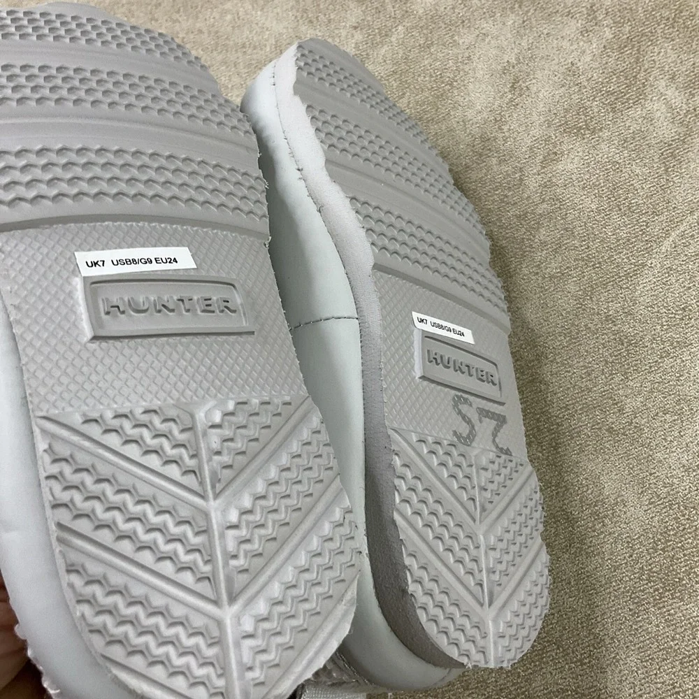 Hunter Slippers Sherpa Lined Shoes Toddler Kids Insulated Boys Sz 8 / Girls Sz 9